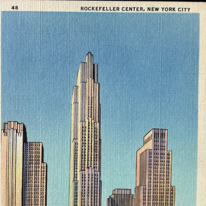 Vintage Postcard Lot New York City Architecture Rockefeller Hotel Pennsylvania