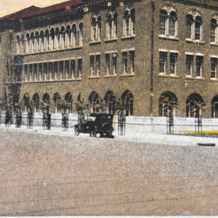 Vintage Postcard 1920s Gift Greetings USC Bovard Admin Bldg Los Angeles CA