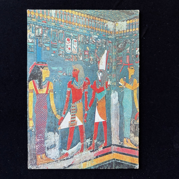 Vintage Postcard Lot King Ramses I Tomb Pharaoh Sarcophagus Egypt Mural Set