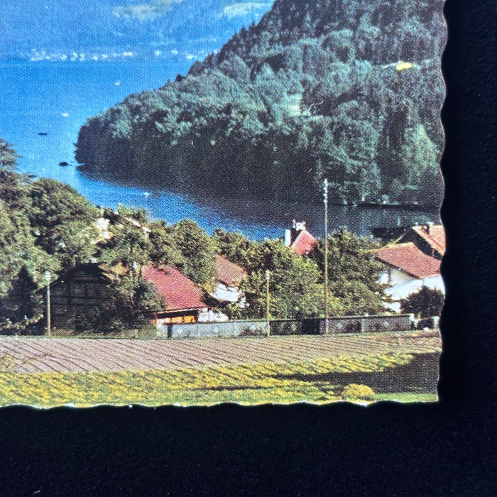 Vintage Postcard Lot Castle Switzerland Bristenstock Fluelen Oberhofen Lake Thun