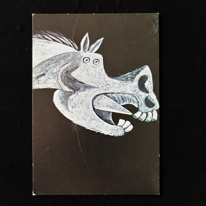 Vintage Postcard Pablo Picasso Horse Head Guernica Museo Del Prado Madrid Spain