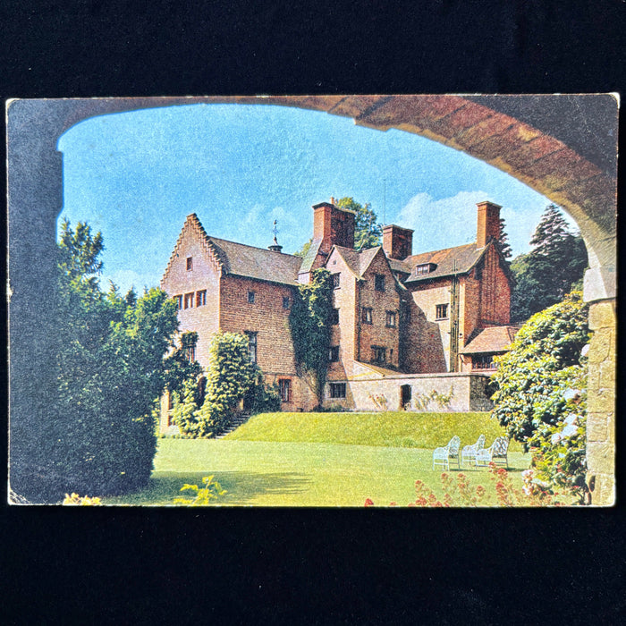 Vintage Postcard Quiet Garden Winston Churchill Chartwell House Kent England UK