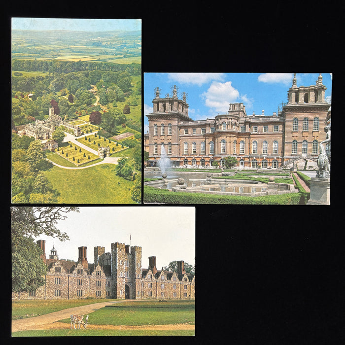 Vintage Postcard Lot England Deer Blenheim Palace Knole Calendar House Garden