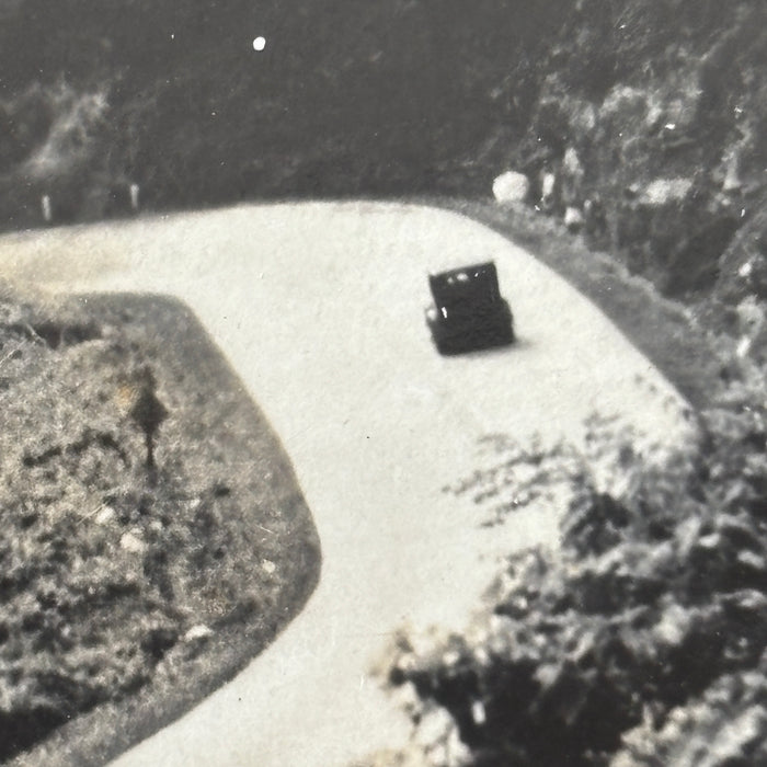 Vintage Postcard RPPC Hairpin U-Curve US Rte 50 Laurel Mountain Macomber WV