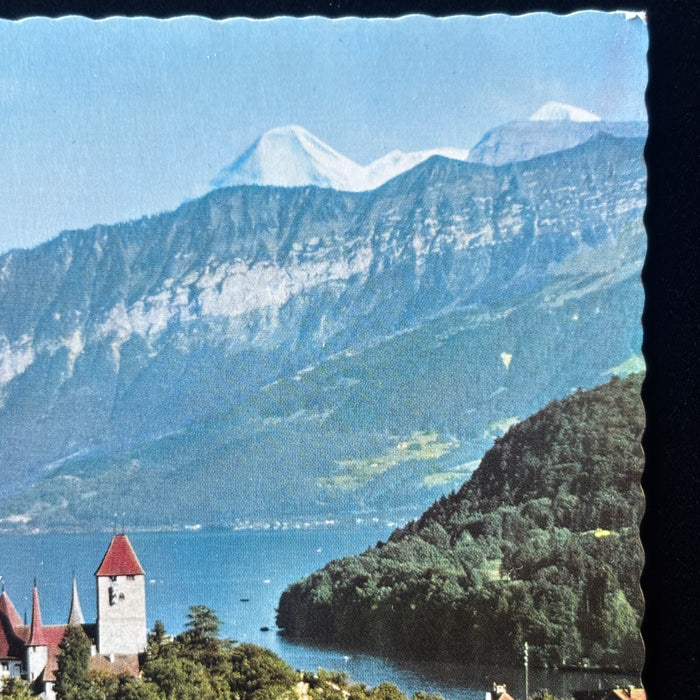 Vintage Postcard Lot Castle Switzerland Bristenstock Fluelen Oberhofen Lake Thun