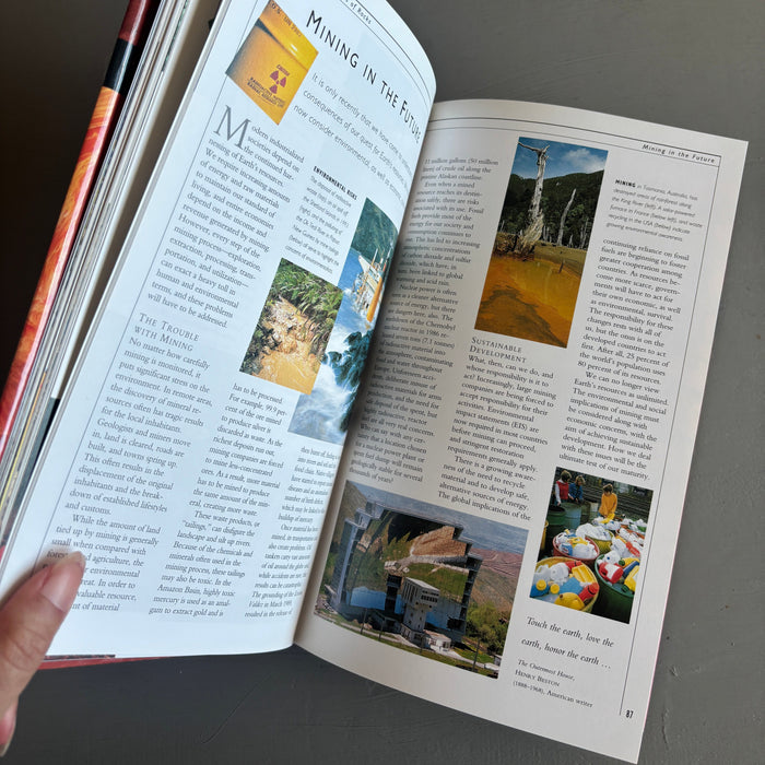 Rocks & Fossils Hardcover Book