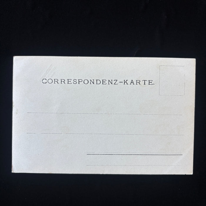 Antique Postcard RPPC Mariazell Basilica Austria Churchgoer Pews Embossed N Kuss