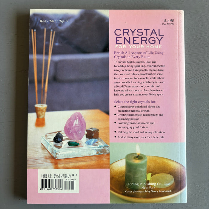 Crystal Energy for your Home Paperback Book