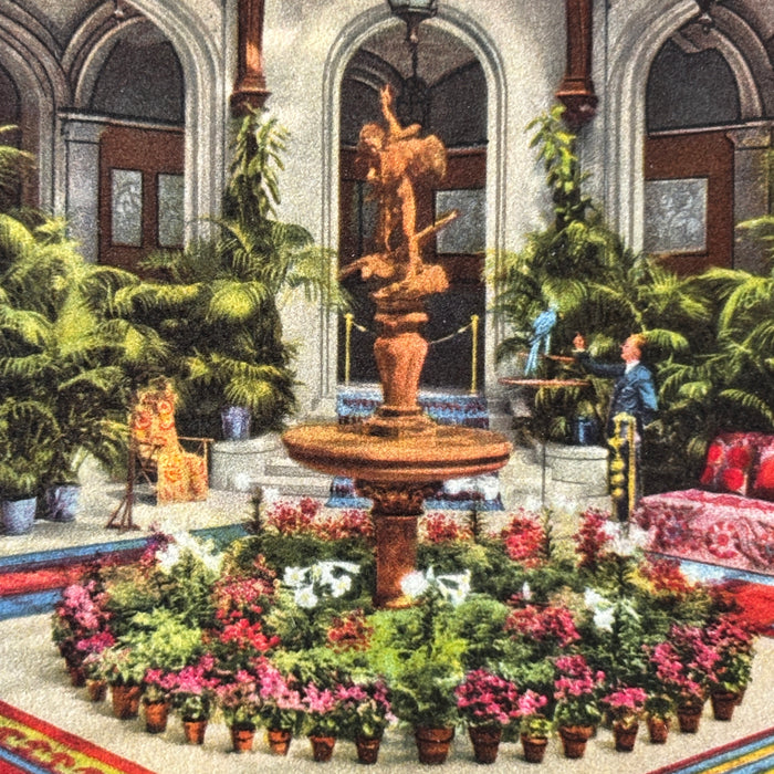 Vintage Postcard Lot Gilded Age North Carolina Biltmore House Palm Court Statue