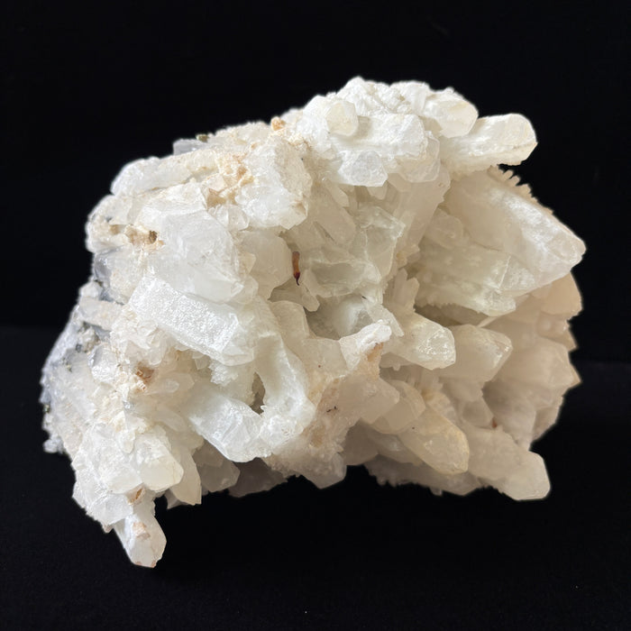 Clear Quartz Cluster Double-Sided Crystal Pyrite Sphalerite 5.4lb