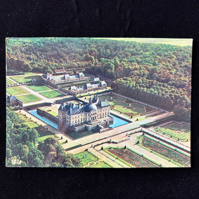 Vintage Postcard 1981 Aerial View Chateau De Vaux Vicomte France Maincy Traveler
