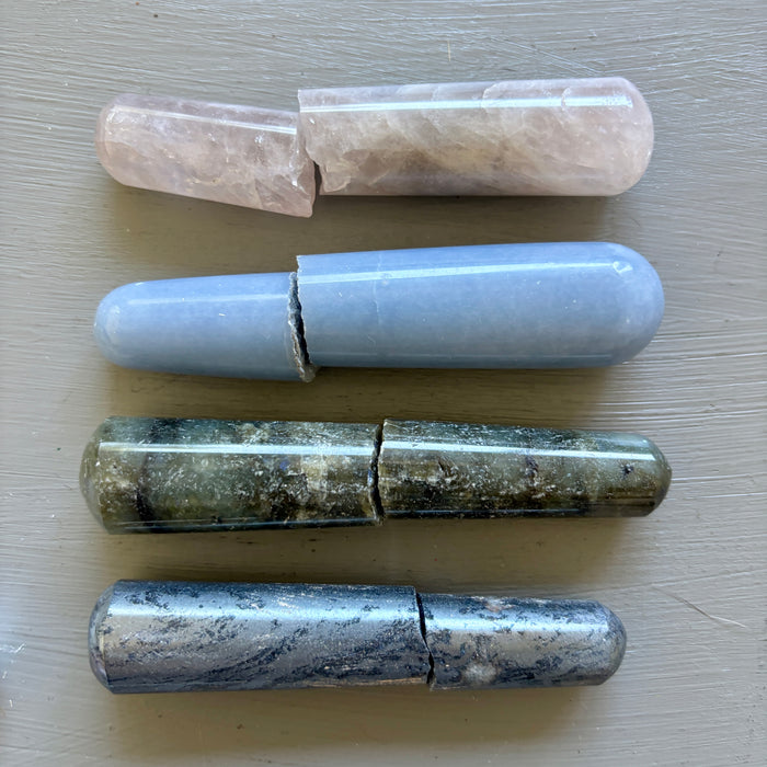 Crystal Wand Bundle: 2lb Multi-Stone Wounded Warriors