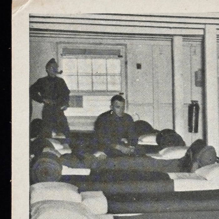 Vintage Postcard Lot WW2 Barrack Psych Test Shoe Fitting Army Camp Training Life