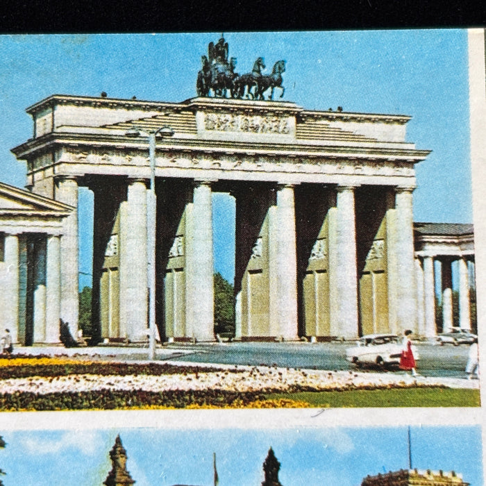 Vintage Postcard 1984 Berlin Bautec Trade Fair Multi View Peacock Island Germany