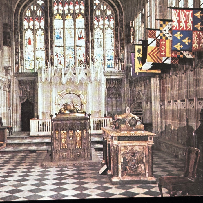 Vintage Postcard Lot UK England Cathedrals Chapels Interior Art Gothic Ephemera