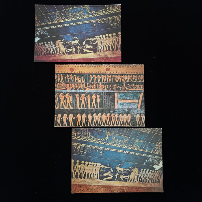 Vintage Postcard Lot Celestial Egypt Luxor Tomb Rameses VI Goddess Astronomy Art