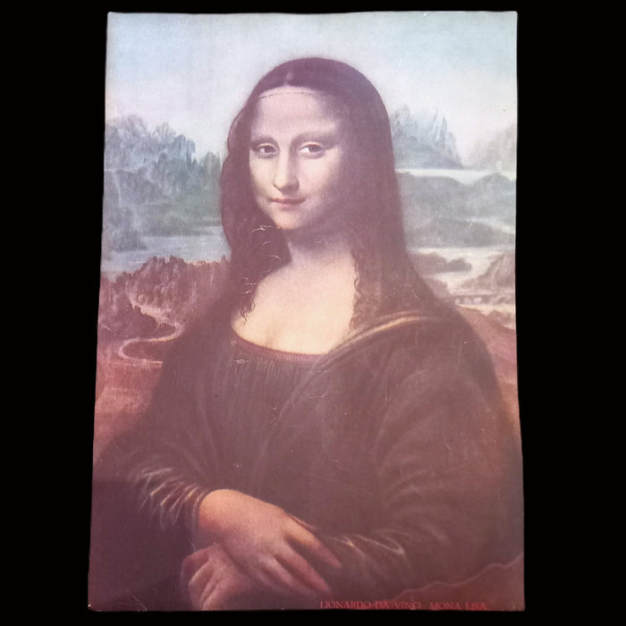 Vintage Art Prints 1930 Classical Ladies Mona Lisa European Masterpiece Ephemera