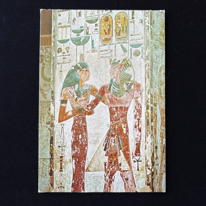 Vintage Postcard Lot Tomb Seti I King Horus Serpent Egyptian Mural Art Lot