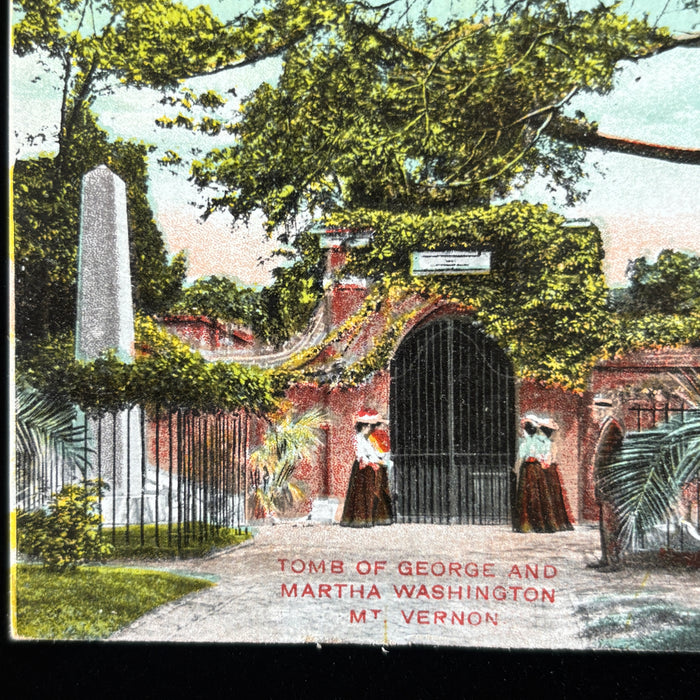 Vintage Postcard Lot Mount Vernon George Washington Mansion Tomb Formal Garden