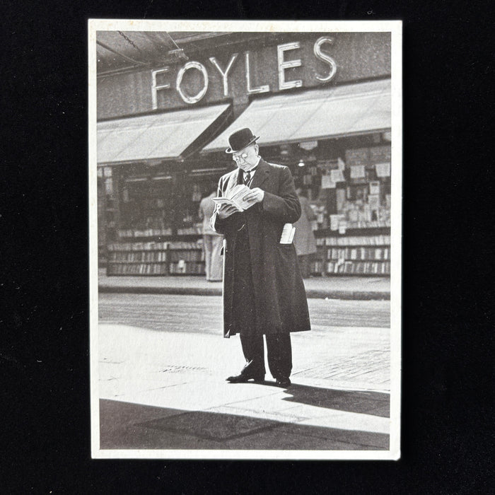 Vintage Postcard Foyles Bookshop London 1930 Street Scene Wolfgang Suschitzky UK