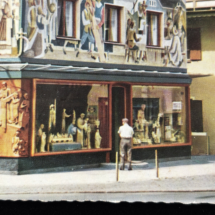 Vintage Postcard 1965 Cuckoo Oberammergau Germany Passion Play Art Brenner Pass