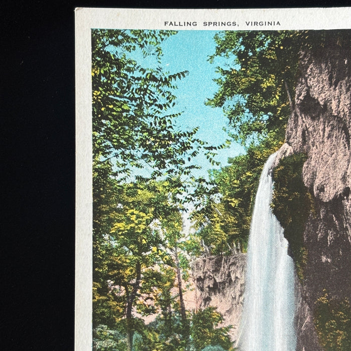 Vintage Postcard Lot Fishing VA Natural Bridge Chimneys Falls Springs Horses