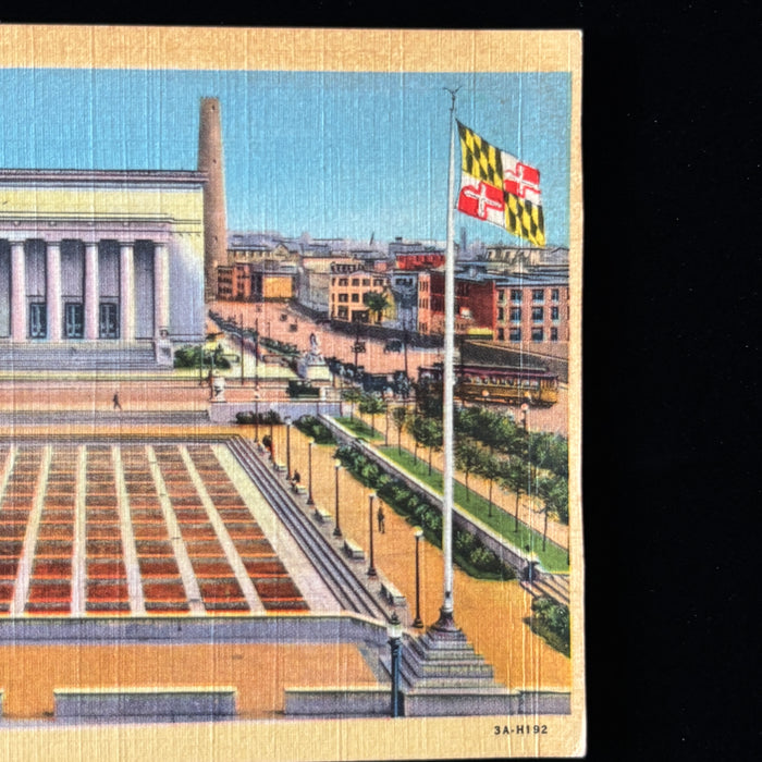 Vintage Postcard Lot Baltimore Pride War Memorial Plaza Loch Raven Dam Spillway
