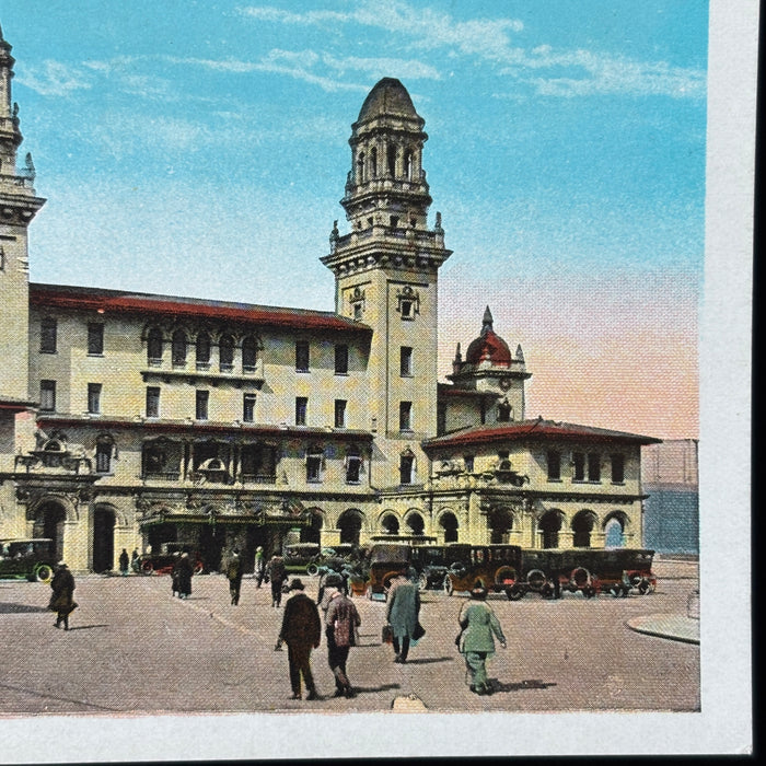 Vintage Postcard Lot Rail to Air Atlanta GA Terminal Station Airport Car Viaduct