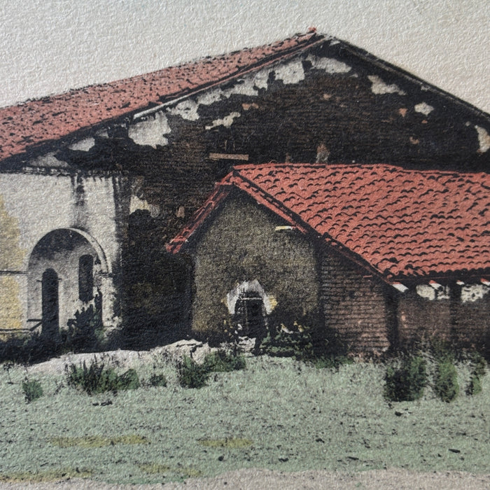 Antique Postcard 1911 Teeth Pull San Fernando Mission L.A. San Pedro RPO Cancel