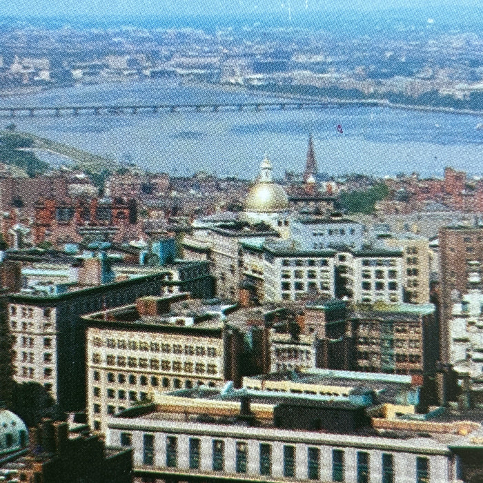 Vintage Postcard Lot Boston Autos Gold Dome State Capitol Aerial Massachusetts