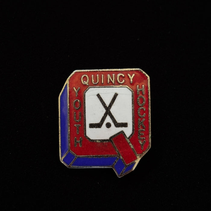 Vintage Quincy Kiwanis 1991 Hockey Pins Lot of 3 Youth Hockey Jersey Sports