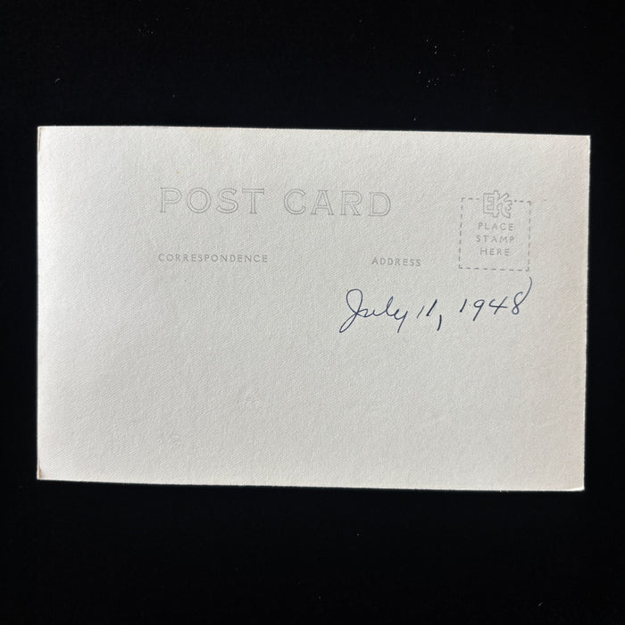 Vintage Postcard 1948 RPPC Homosassa Springs Florida Natures Fishbowl Trail