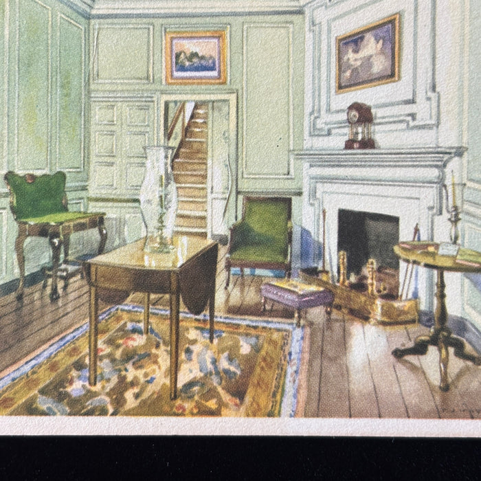 Vintage Postcard Lot George Washington Mansion Garden Art Deco Library Mt Vernon