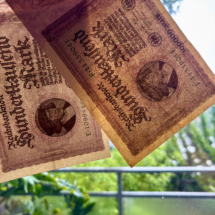 Antique Banknote 1923 German 100000 Mark Reichsbanknote Weimar Republic Lot