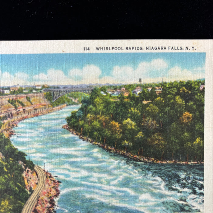 Vintage Postcard Lot Niagara Falls American Whirlpool Rapid New York Boat Bridge