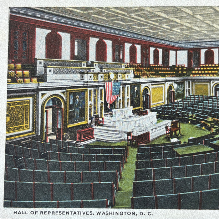 Vintage Postcard Lot Washington DC Lincoln Memorial White House Ambassador Hotel