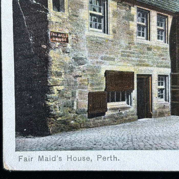 Antique Postcard 1903 Bonnie Scotland Fair Maid’s House Perth Walter Scott
