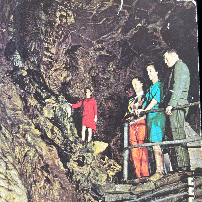 Vintage Postcard 1975 Howe Caverns NY Chinese Pagoda Sybil Ludington Clover Farm