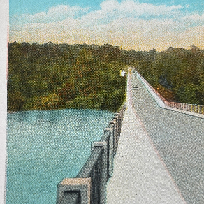 Vintage Postcard Richmond Virginia Bridge Capital White House Stonewall Jackson