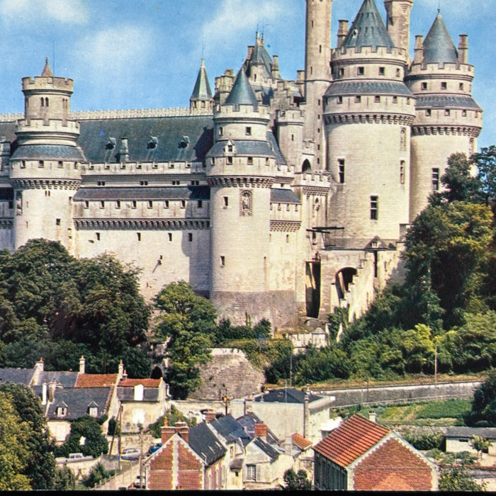 Vintage Postcard Lot France Castle Chateaux Architecture Social History Ephemera