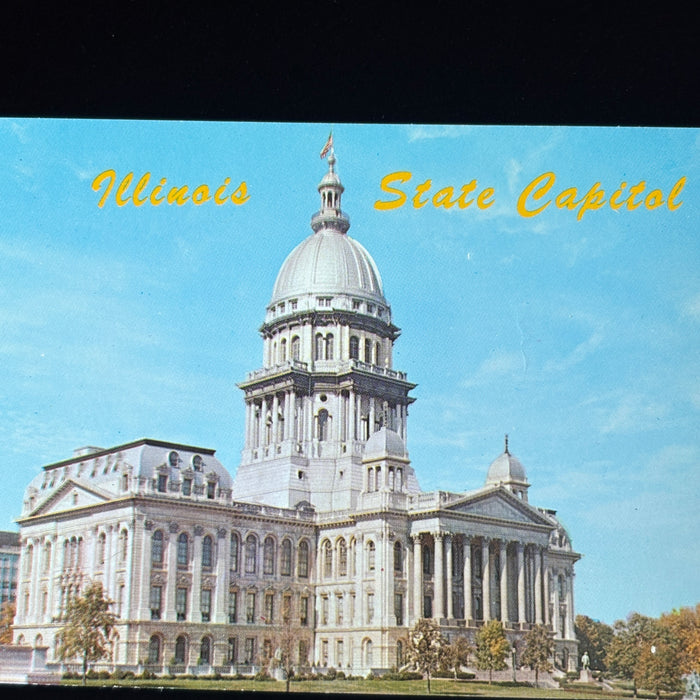 Vintage Postcard Lot Illinois Architecture State Capitol Chicago World Fair 1933