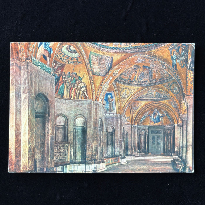 Vintage Postcard 1965 Daft Druid British Polish Venice St Marks Basilica Italy