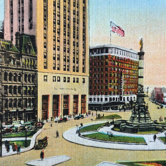 Vintage Postcard Lot Buffalo NY Bison Lafayette Square Rand St Joseph Cathedral