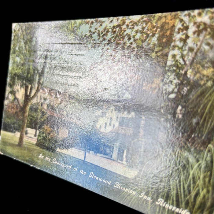 Antique Postcard 1913 Travel Note Glenwood Mission Inn Riverside California