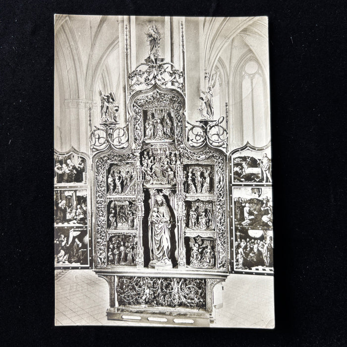 Vintage Postcard 1962 RPPC Xanten Germany Marienaltar Siegfried Postal History