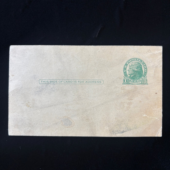 Antique Postal Card 1902 Musical Church History Woodville Band Hessville Ohio