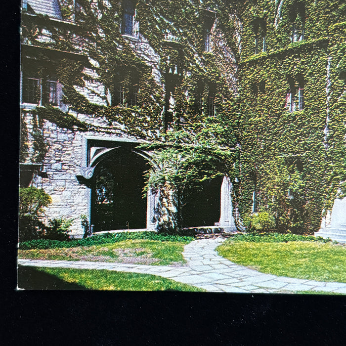 Vintage Postcard Quadrangle University Chicago Disciples Divinity House Illinois