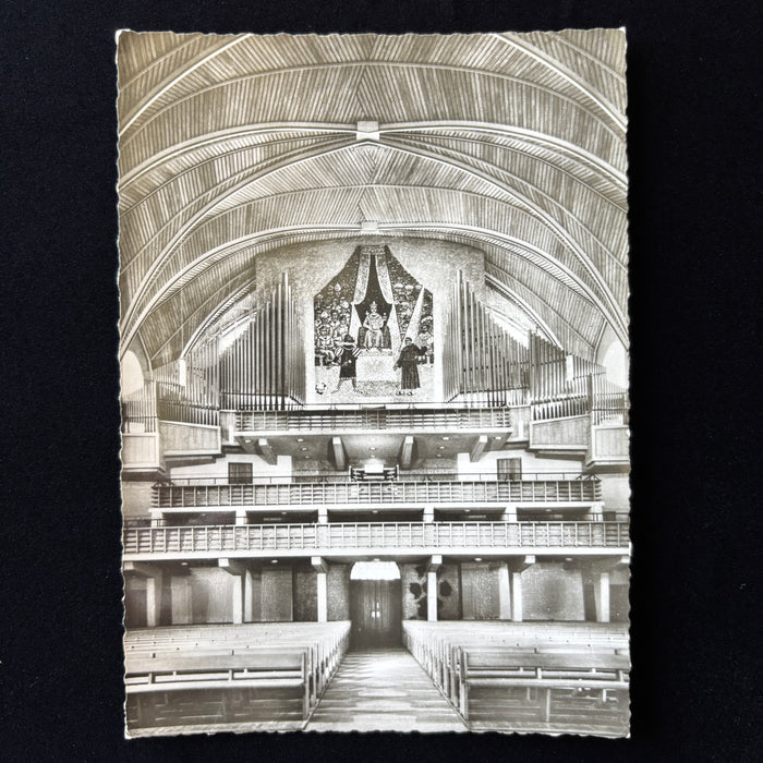 Vintage Postcard RPPC Pipe Organ Worms Germany Luther Church Dreifaltigkeits Art
