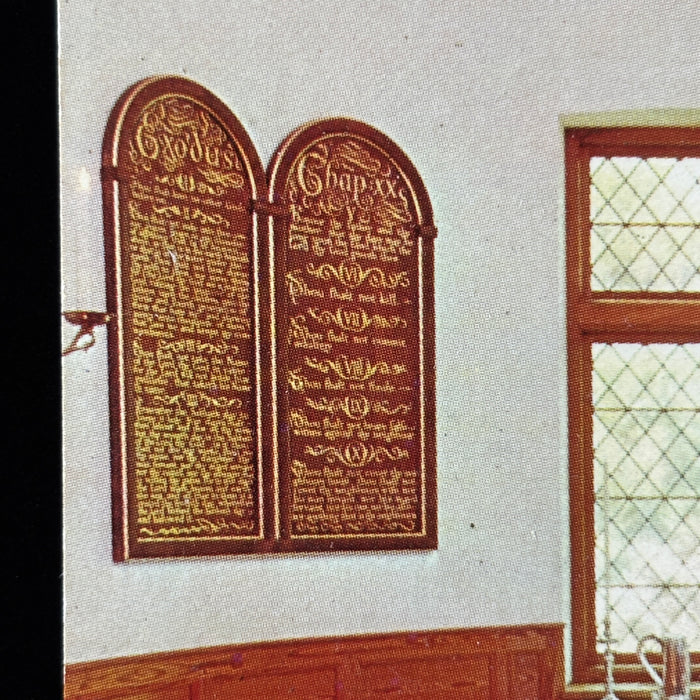 Vintage Postcard Church Creek Maryland Old Trinity Episcopal Church Silver Altar