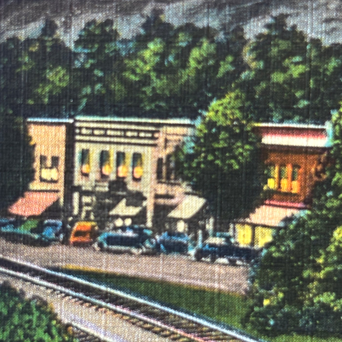 Vintage Postcard Lot North Carolina Lenoir Asheville College Tryon Night Cars